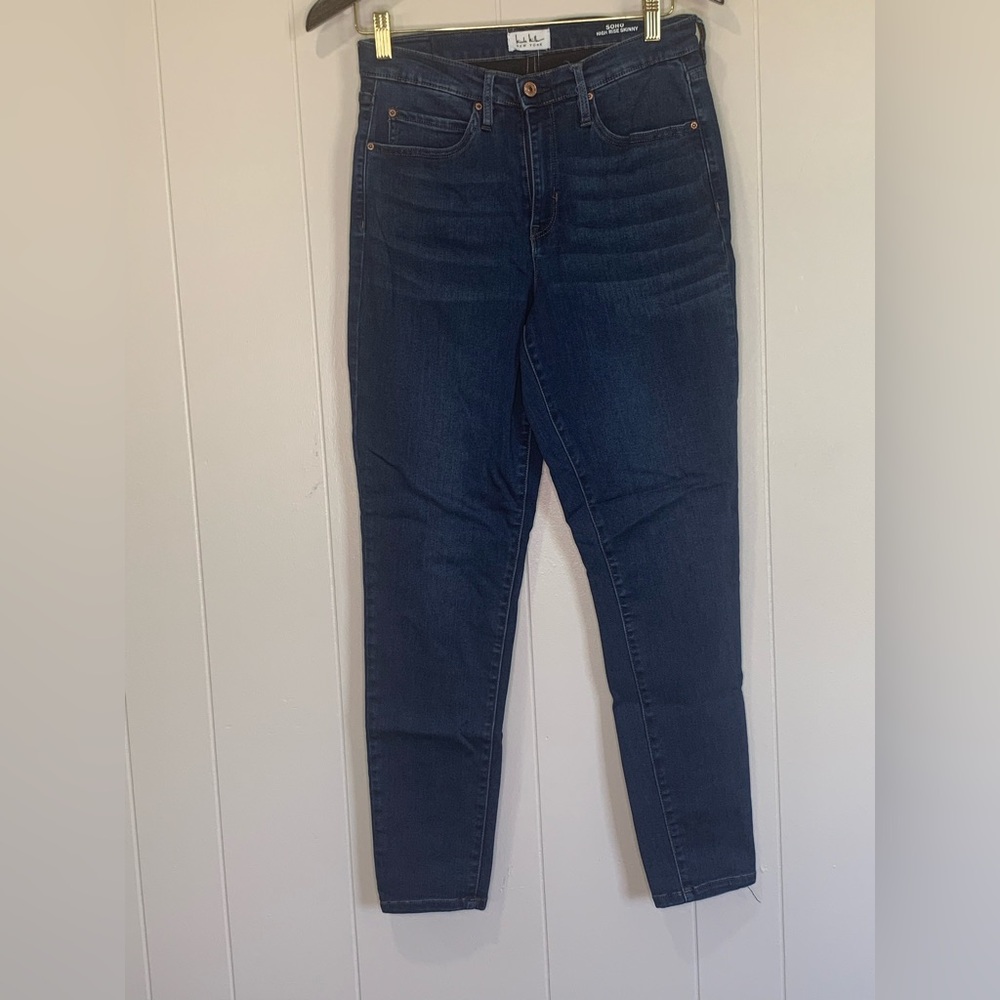 Women’s Nicole Miller, New York blue jeans size 10, Soho high-rise skinny